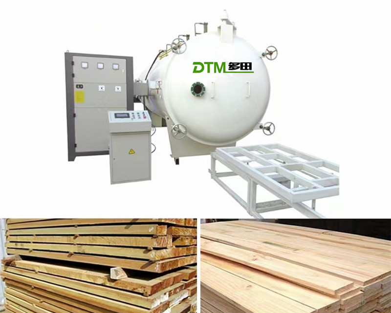 High-frequency vacuum wood dryer